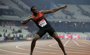 Usain Bolt au meeting de Londres le 22 juillet 2016.