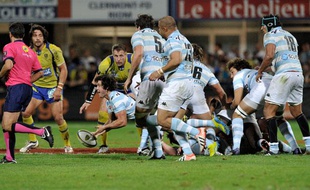Clermont - Racing-Métro, le 10 septembre 2012 au stade Michelin.