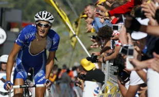 Brice Feillu le 10 juille 2009 lors de la 7e étape du Tour de France, le 10 juillet 2009.