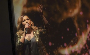 Chimène Badi lors de la première demi-finale de «Destination Eurovision» 2019.
