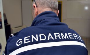 Un gendarme. (illustration)