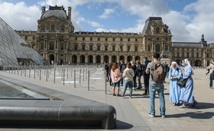 Le musée du Louvre, lors de sa réouverture, le 6 juillet dernier.