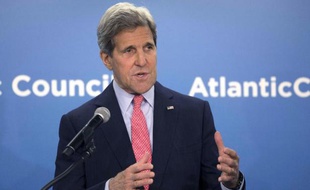 Le secrétaire d'Etat américain John Kerry à Washington le 23 avril 2015