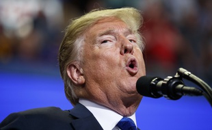 Donald Trump dans le Mississippi, le 2 octobre 2018.