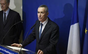 Le procureur Francois Molins lors d'une conférence de presse le 18 novembre à Paris