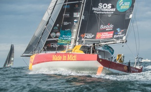 Kito de Pavant, dimanche, au départ de la Route du Rhum.