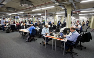 Le media center de Rio, le 2 août 2016.