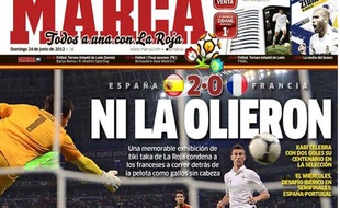 La une du quotidien sportif madrilène Marca, le 24 juin 2012.