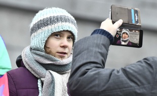 Greta Thunberg à Stockholm, le 3 janvier 2020.