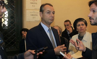 Philippe Karsenty, directeur de l'agence Media Ratings, au tribunal le 22 mai 2013.