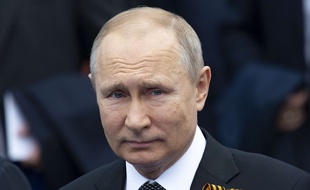 Vladimir Poutine à Moscou le 9 mai.