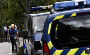 Les gendarmes lors des recherches effectuées suite à l'enlèvement de Maëlys