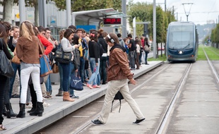 L'augmentation de la fréquentation du réseau, portée par le tram, a été de 8,5 % sur 2017. - Photo : Sebastien Ortola