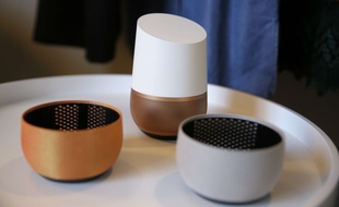 L'enceinte connectée Google Home (illustration)