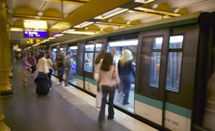 Illustration du métro parisien.