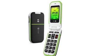 Photographie du mobile Doro PhoneEasy 410gsm, commercialisé en France par Bouygues Telcom à partir d'avril 2010.