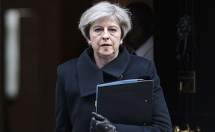 La Premiere ministre britannique Theresa May, le 23 mars 2017.
