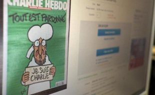 Le nouveau numéro de Charlie Hebdo vendu sur internet, le 14 janvier 2015