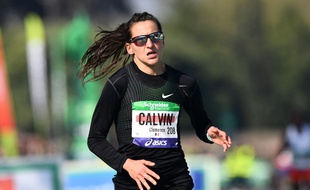 Clémence Calvin avait pu courir le marathon de Paris 2019.