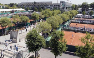 Le site de Roland Garros, en mai 2011