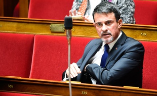Manuel Valls sur les bancs de l'Assemblée nationale