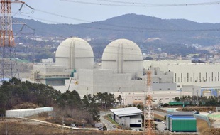 La centrale nucléaire en construction de Gori, le 5 février 2013