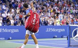 Roger Federer après son élimination à l'US Open, le 2 septembre 2013