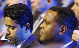 Nasser Al-Khelaifi et Patrick Kluivert.