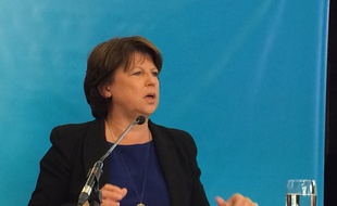 Martine Aubry, le 23 septembre 2015 à Lille