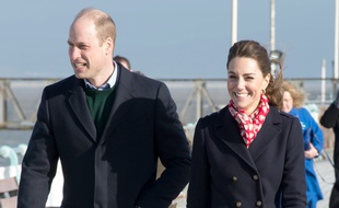 Le prince William et son épouse Kate, duchesse de Cambridge
