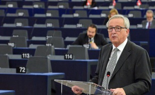 Le président de la Commission européenne, Jean-Claude Juncker, le 27 octobre 2015 à Strasbourg