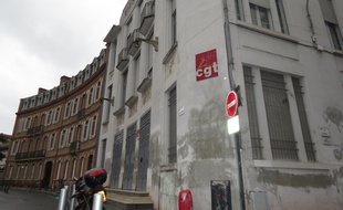 La Bourse du Travail de Toulouse qui abrite l'Union départementale CGT