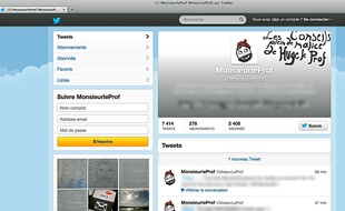 Le professeur blogueur @MonsieurLeProf s'astreint à ne pas suivre ses élèves sur Twitter.