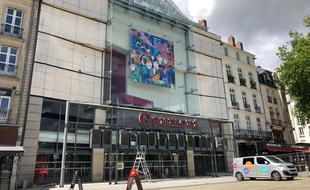 Le cinéma Gaumont, place du Commerce à Nantes, le 10 mai 2021.