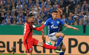 Amine Harit le 18 avril dernier sous le maillot de Schalke.