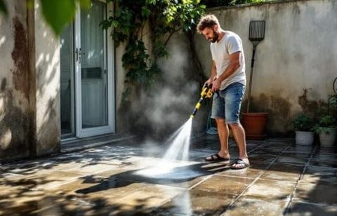 Dalles grasses, murs moisis ? Le KARCHER K5 à 339,99€ chez Cdiscount redonne un coup de neuf bluffant