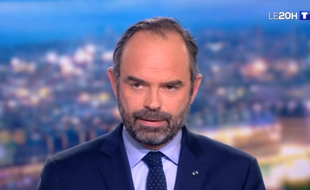 Edouard Philippe est au 20 Heures de TF1, le 7 janvier 2019.