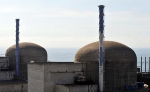 La centrale nucléaire de Flamanville, dans la Manche, le 13 octobre 2009