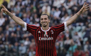 Zlatan Ibrahimovic contre Sienne, le 29 avril 2012.