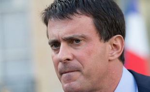 Manuel Valls, le 23 octobre 2013 à l'Elysée.
