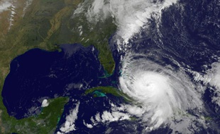 L'ouragan Joaquin le 2 octobre 2015 sur une image de l'Agence américaine d'observation océanique et atmosphérique
