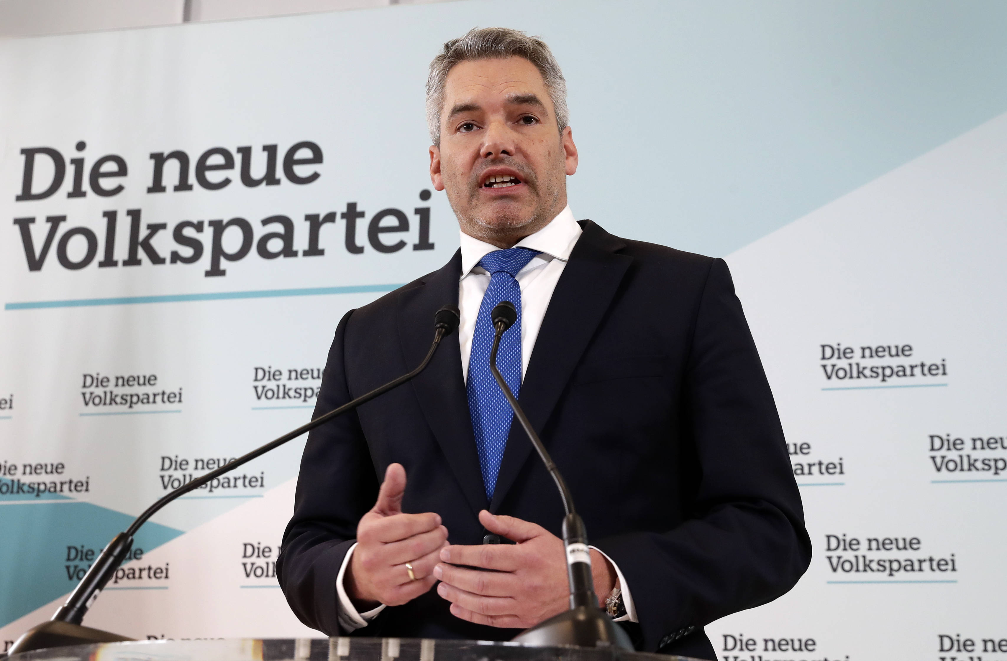 Karl Nehammer va devenir le prochain chancelier autrichien.
