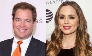 Les acteurs Michael Weatherly et Eliza Dushku.