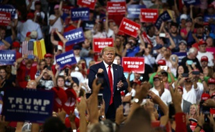 Donald Trump a donné le coup d'envoi de sa campagne pour la présidentielle de 2020, le 18 juin 2019, à Orlando, en Floride.