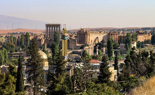 La ville de Baalbeck, non loin de la frontière libano-syrienne.