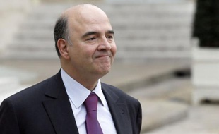 lLe ministre de l'Economie Pierre Moscovici a convenu jeudi que la prévision du gouvernement d'une croissance à 0,8% en 2013 "devra être repensée" au vu du recul du PIB de 0,3% au quatrième trimestre 2012 et de la croissance nulle sur l'année annoncés par l'Insee.