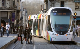 Le tramway d'Angers (illustration).