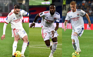 Mattia De Sciglio, Maxwel Cornet et Melvin Bard, trois options pour un poste de latéral gauche qui pose souvent question à Lyon cette saison.