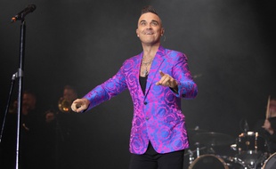 Le chanteur Robbie Williams