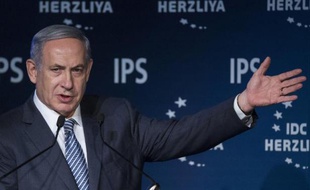 Le Premier ministre israélien Benjamin Netanyahu à Herzliya, en Israël, le 9 juin 2015